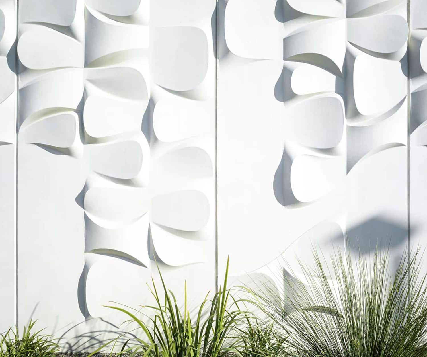 Matriser eller matrisematter gir personlig preg på betongfasader med RECKLI-produkter